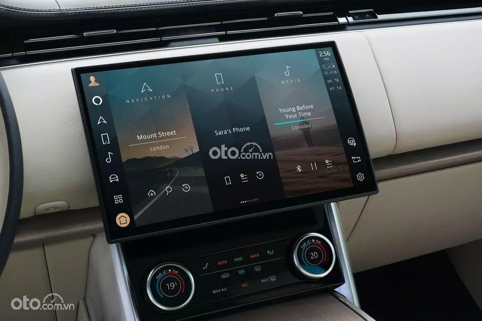 màn hình giải trí xe Land Rover Range Rover 2022.