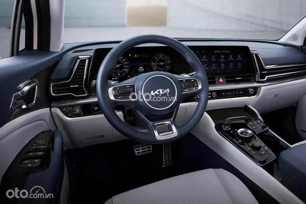 vô-lăng xe KIA Sportage 2022.