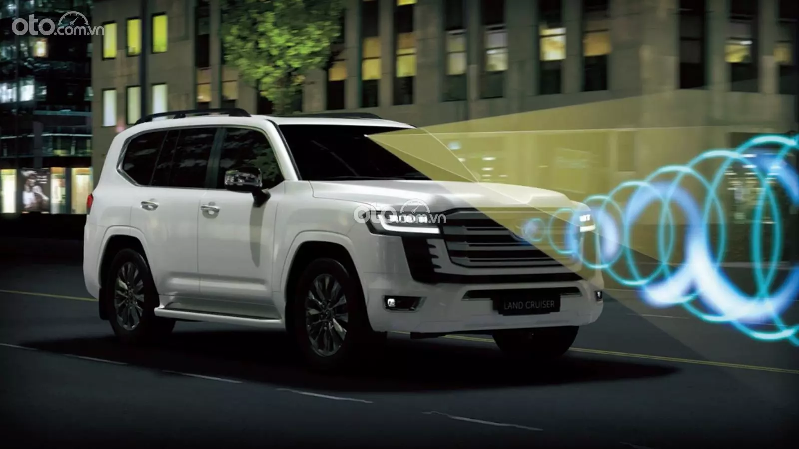 an toàn xe Toyota Land Cruiser 2022.