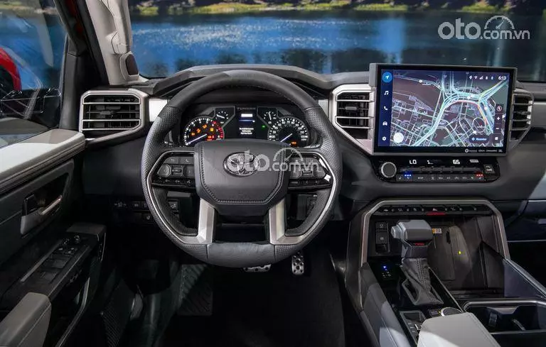 vô-lăng xe Toyota Tundra 2022.
