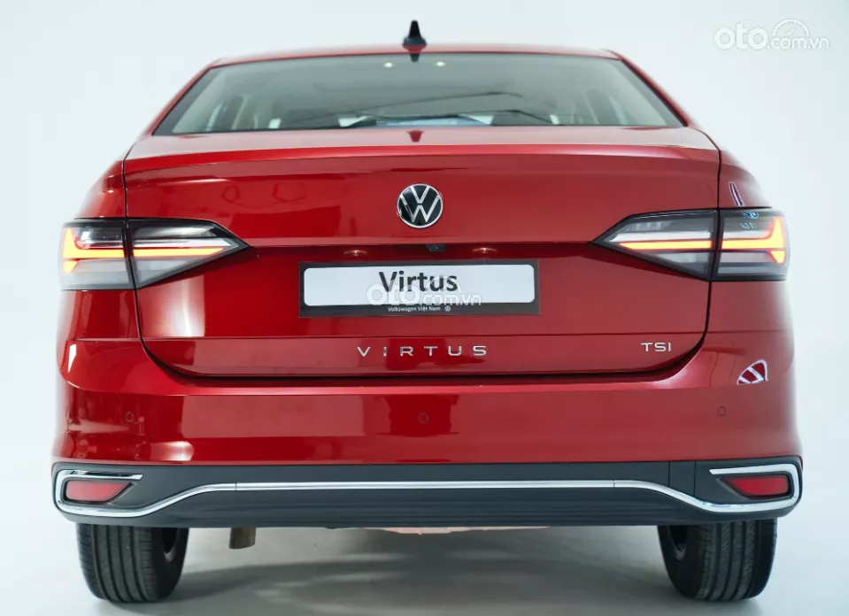 Đuôi xe Volkswagen Virtus .