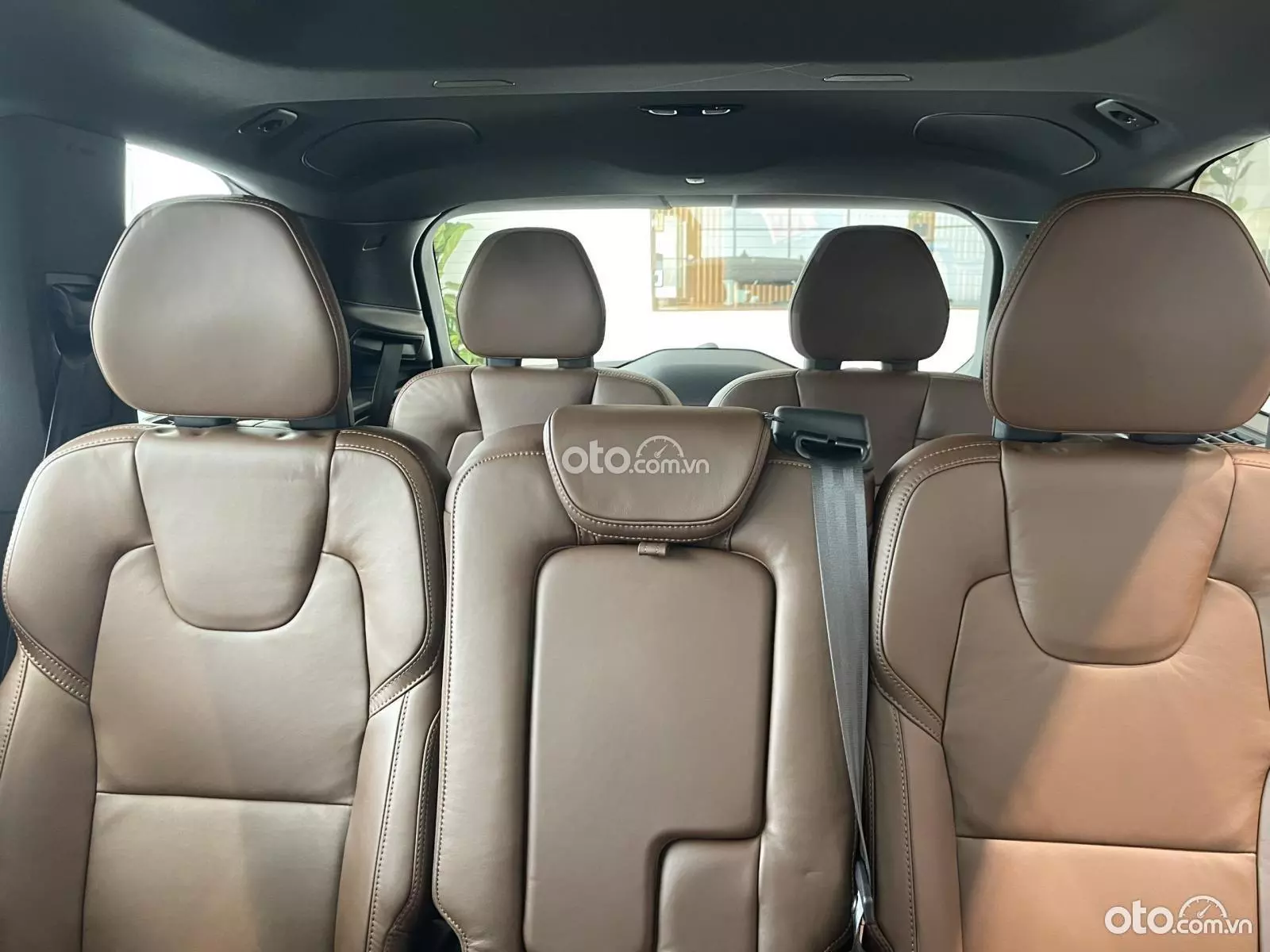 Hàng ghế sau của xe Volvo XC90.