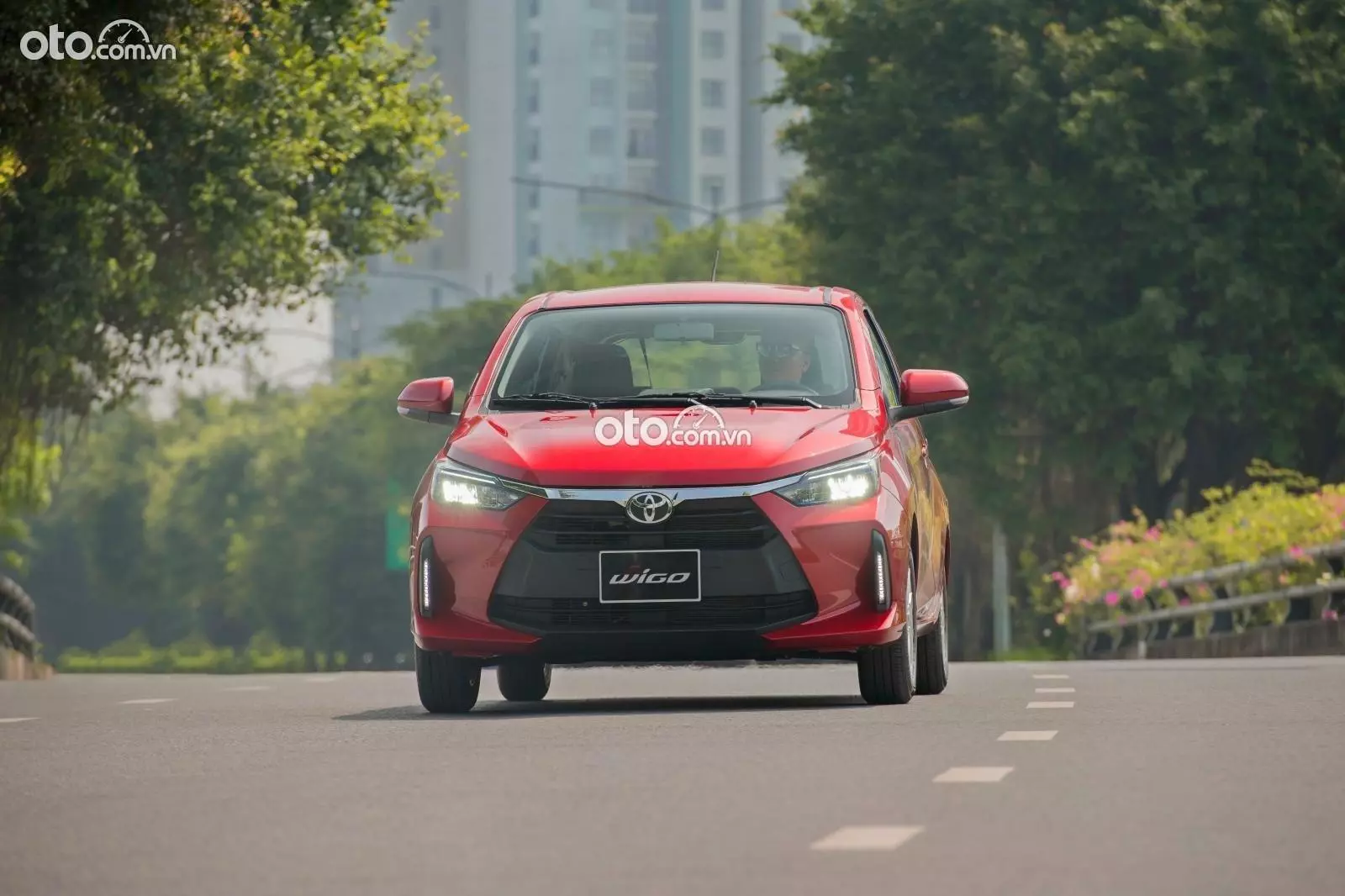 Ngoại thất xe Toyota Wigo.