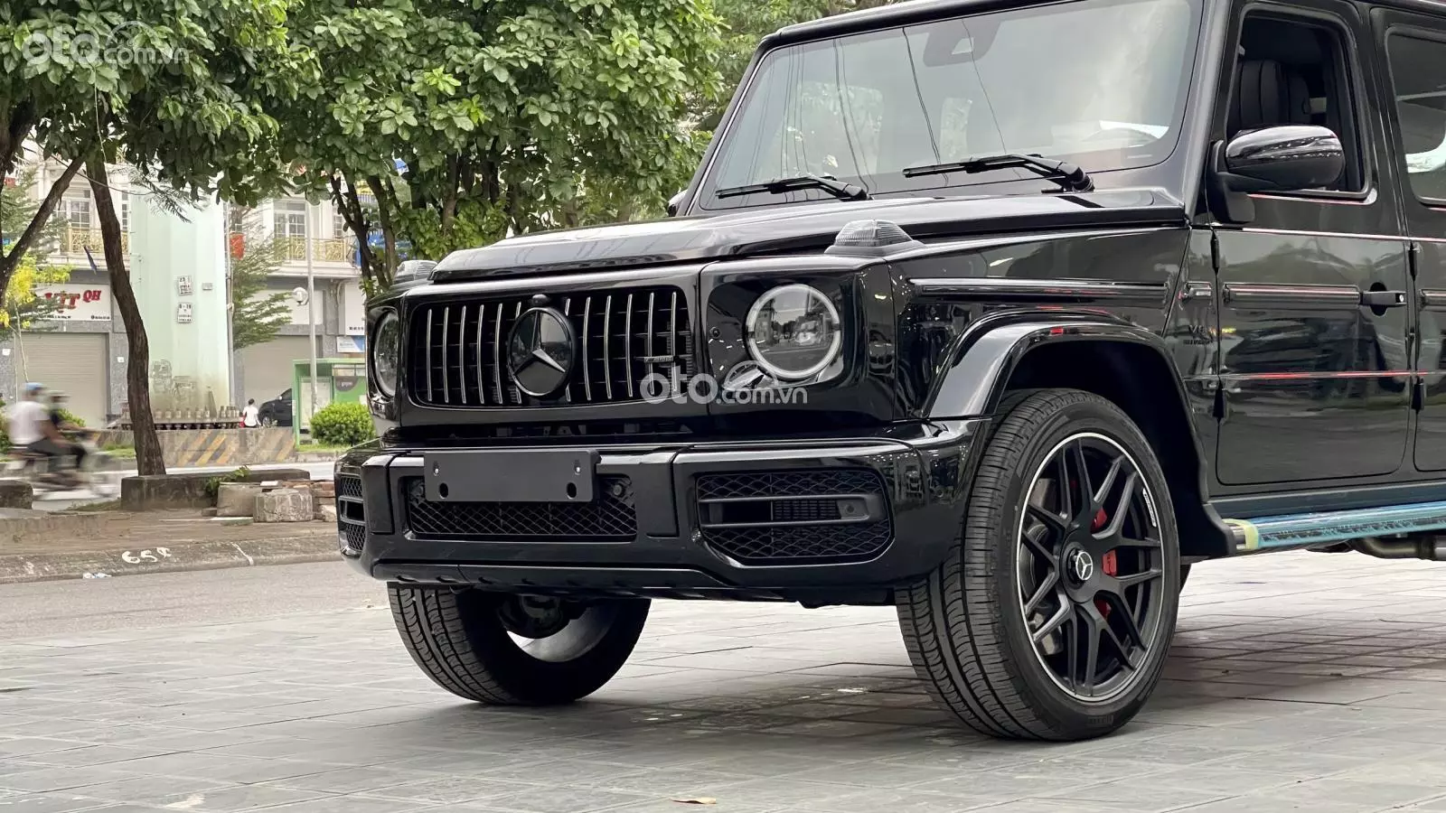 lưới tản nhiệt xe Mercedes-AMG G63.