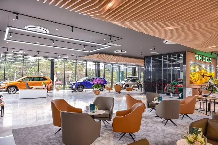 Showroom trải nghiệm Skoda tại Việt Nam được xây dựng dựa trên ba yếu tố.