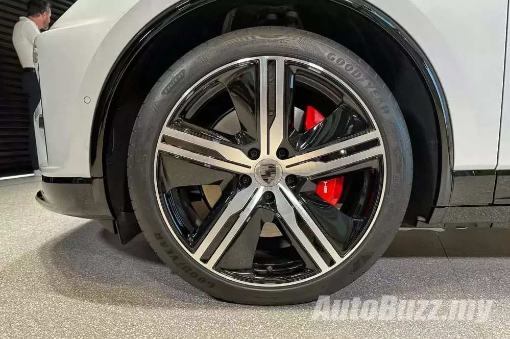 La-zăng xe Porsche Macan EV.