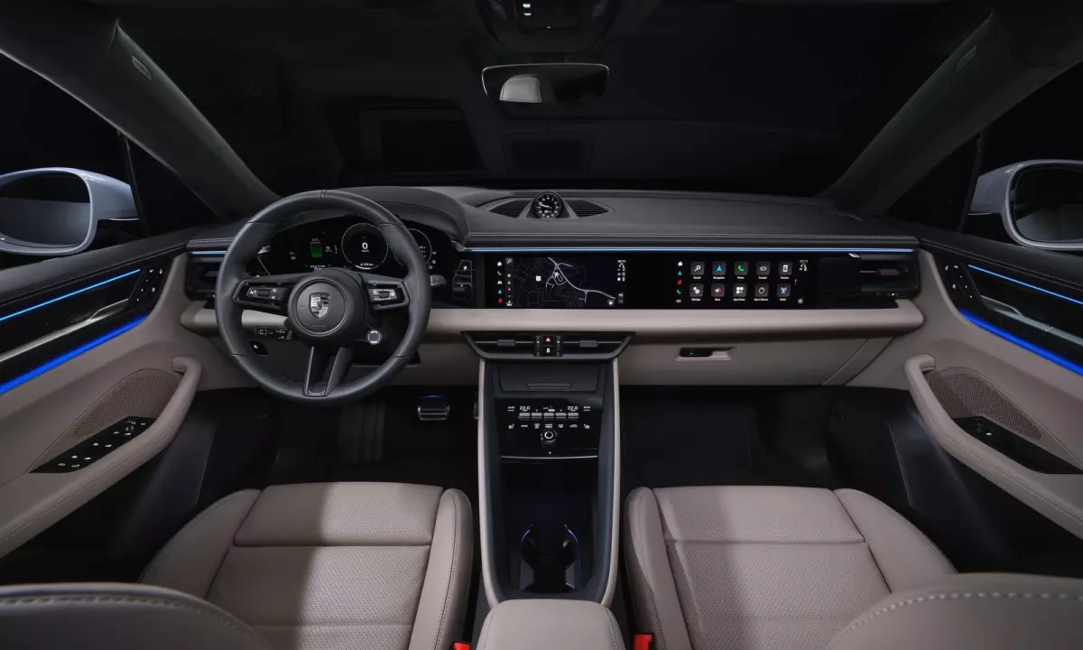 Nội thất xe Porsche Macan EV.