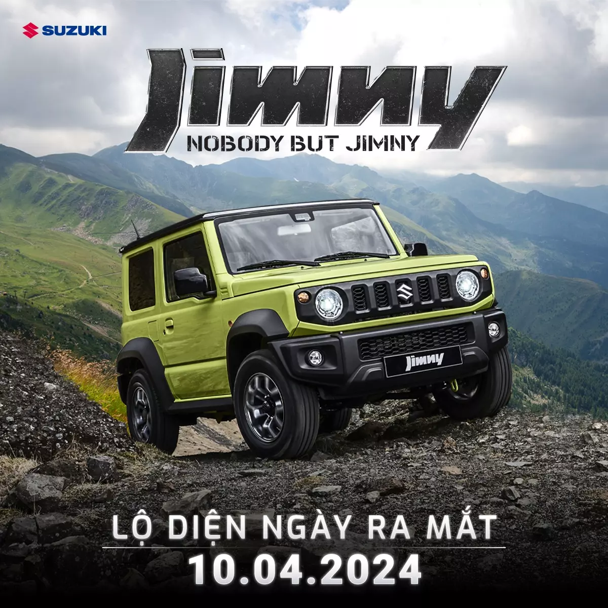 Suzuki Jimny "chốt" lịch ra mắt Việt Nam vào ngày 10/4/2024.