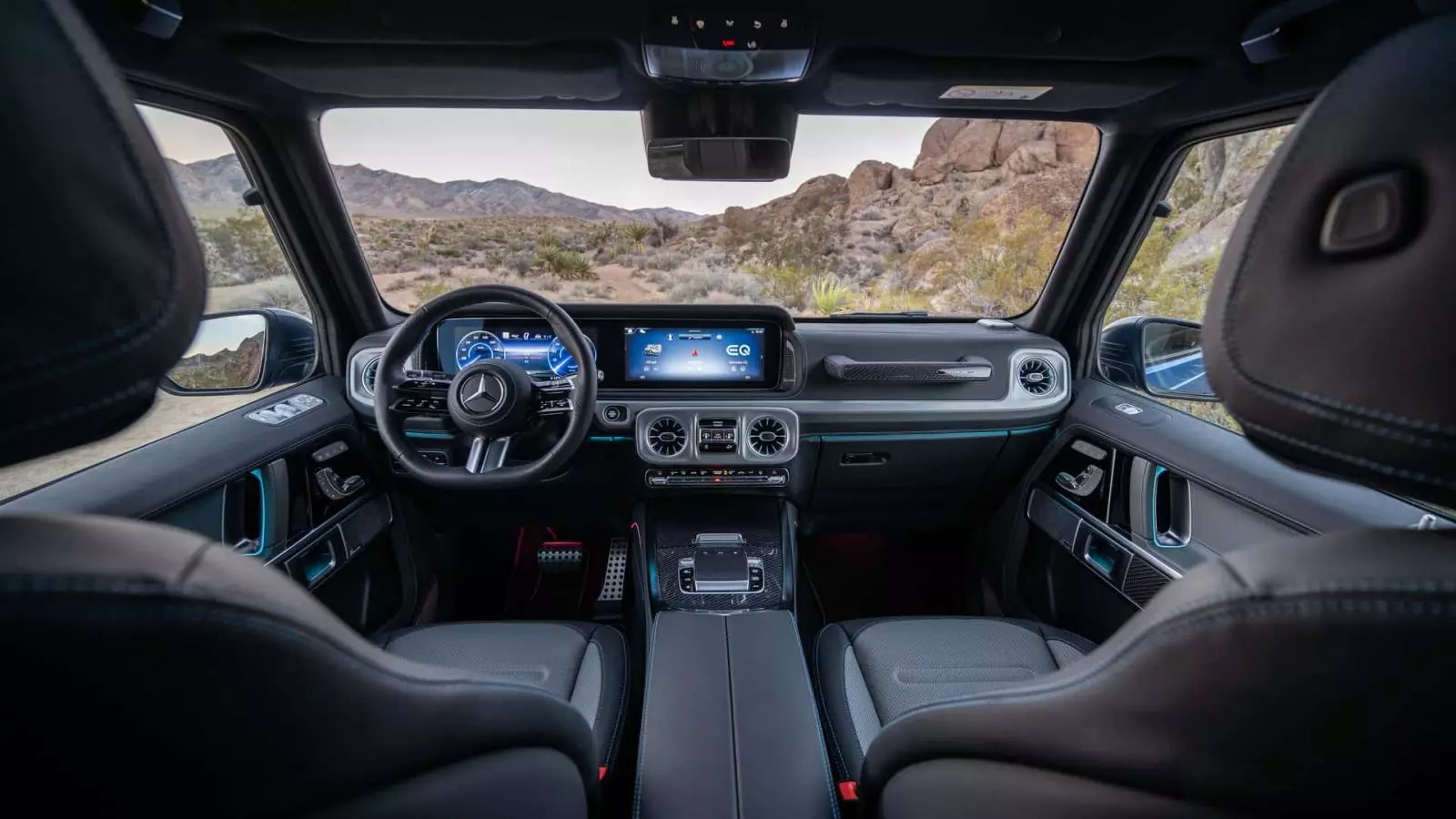 Không gian nội thất Mercedes-Benz G 580 Không gian nội thất Mercedes-Benz G 580.