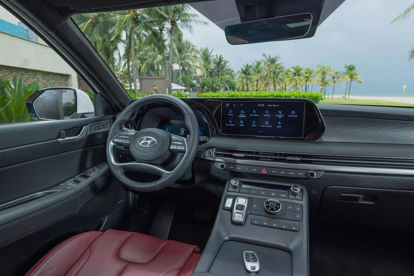 Nội thất xe Hyundai Palisade 1