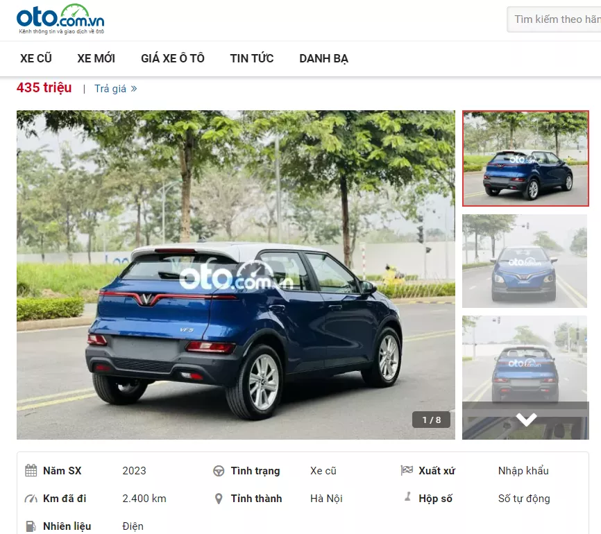 Thông tin rao bán xe VinFast VF5 2023 .