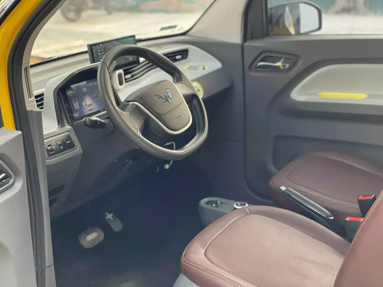 Khoang nội thất Wuling Mini EV.