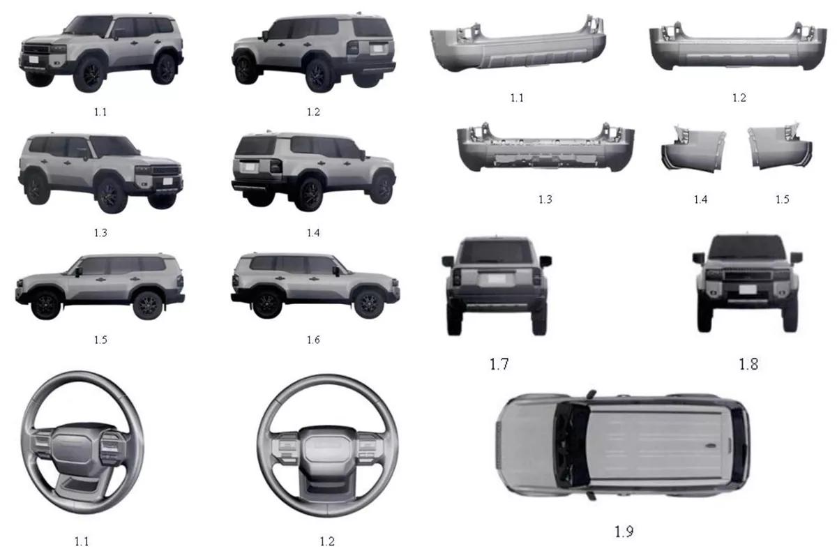 Hình ảnh đăng ký bản quyền xe Toyota Land Cruiser Prado 2024 Hình ảnh đăng ký bản quyền xe Toyota Land Cruiser Prado 2024 1