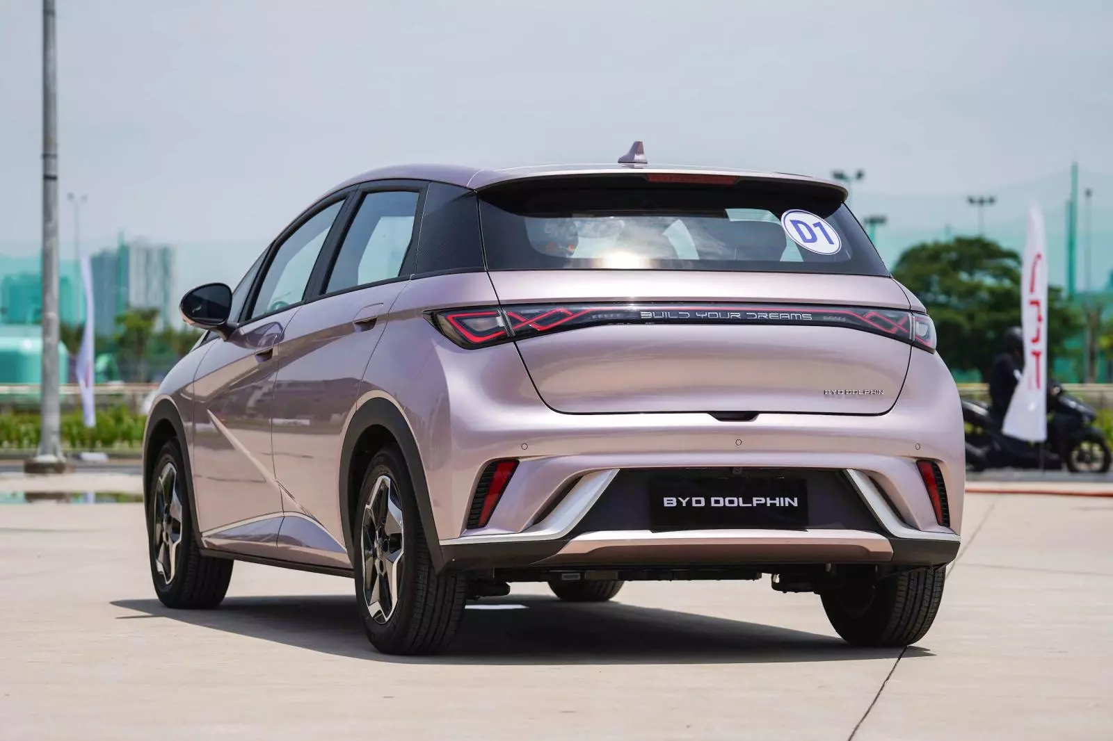 Đèn hậu xe BYD Dolphin.