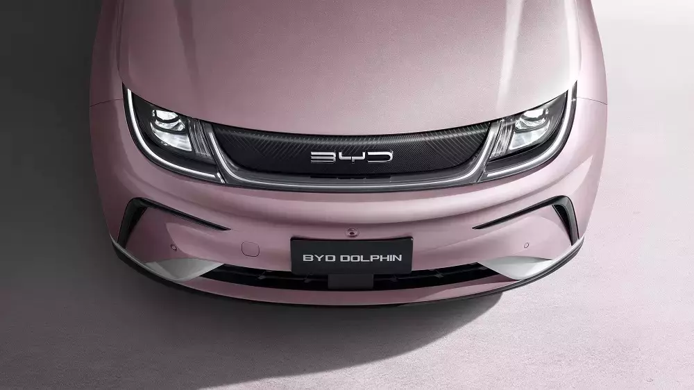đầu xe BYD Dolphin.
