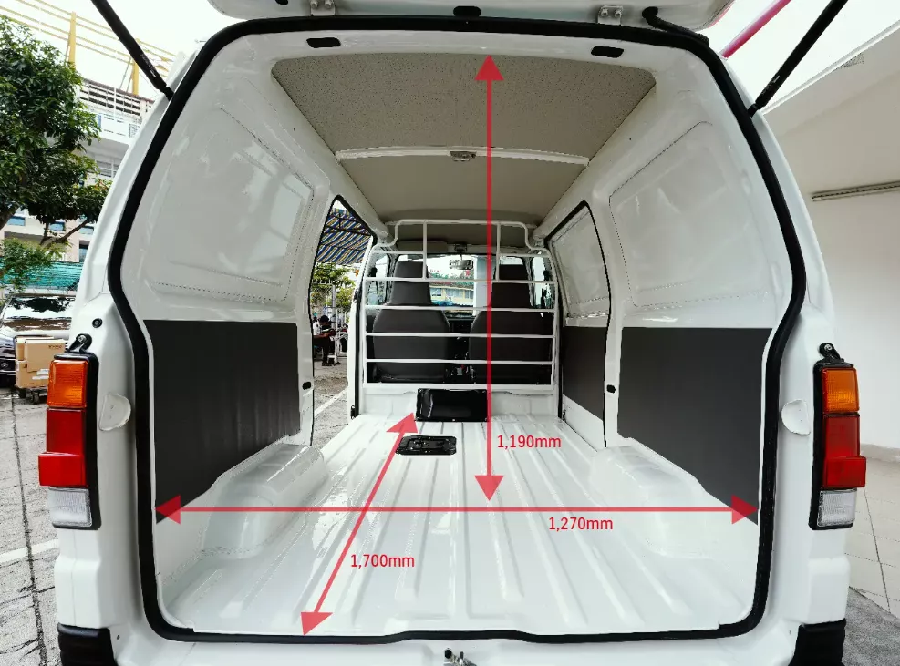 Thùng xe Suzuki Supper Carry Van.