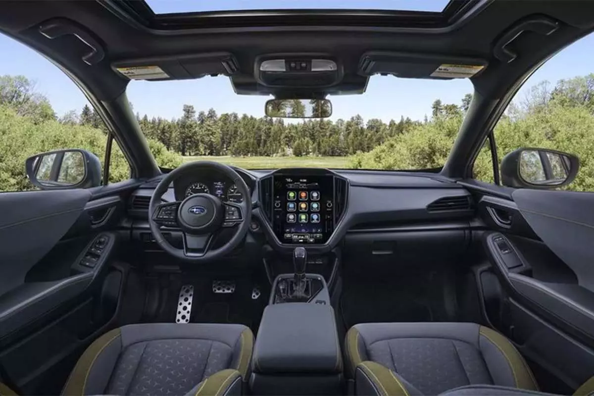 Nội thất Subaru Crosstrek có nhiều điểm gợi nhớ đến mẫu xe Outback 1