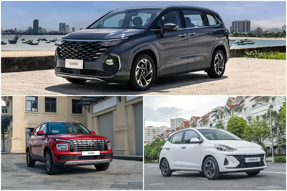 Khách mua ô tô Hyundai mới có cơ hội trúng thưởng một trong ba dòng xe Custin, Venue, Grand i10 Khách mua ô tô Hyundai mới có cơ hội trúng thưởng một trong ba dòng xe Custin, Venue, Grand i10.