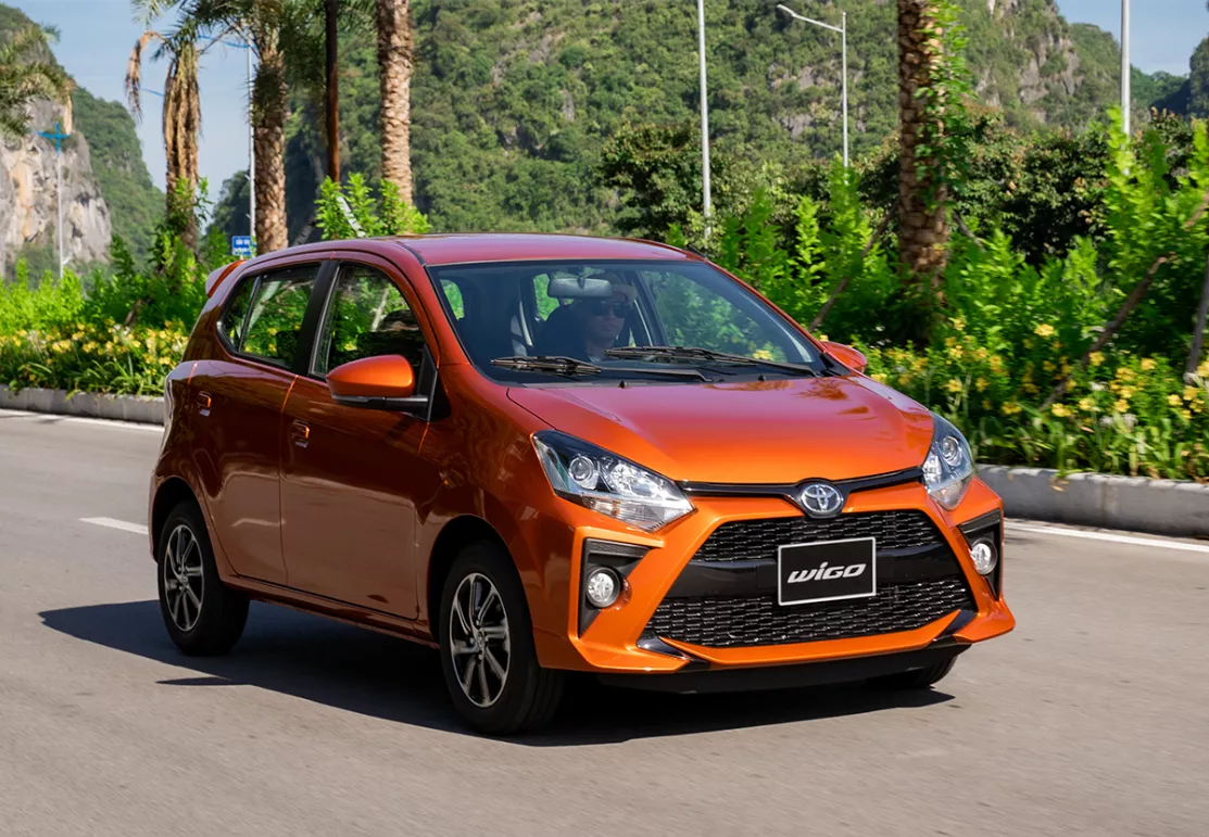 Toyota Wigo với lượng trang bị vượt trội so với phân khúc .