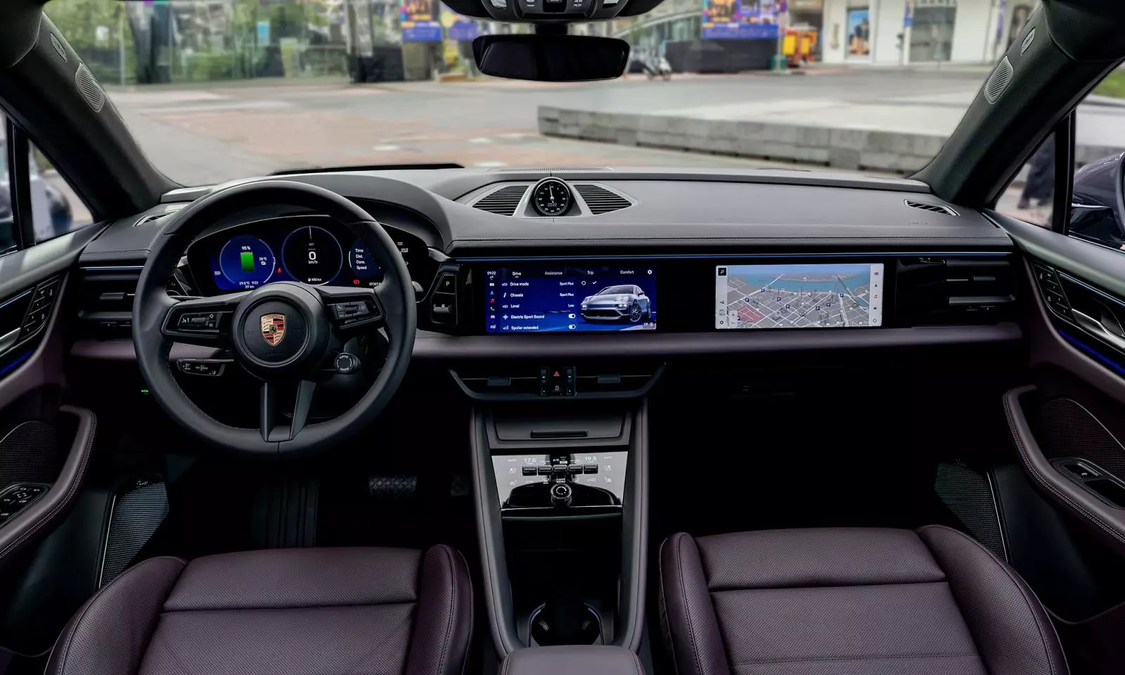 Nội thất Porsche Macan EV.