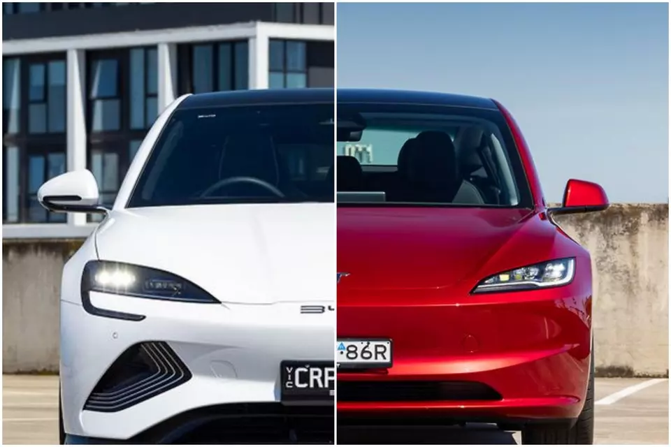 BYD - Tesla.
