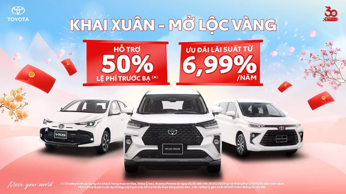 Ưu đãi Toyota Việt Nam.