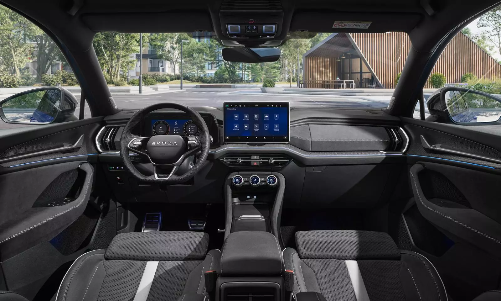 Không gian nội thất Kodiaq 2025.