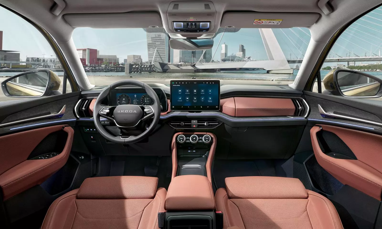 Nội thất xe Kodiaq.