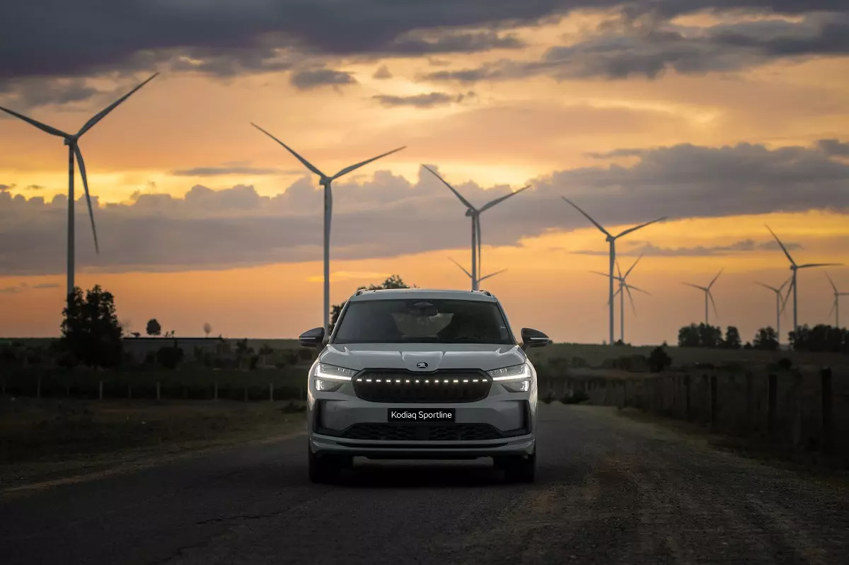 Đầu xe Skoda Kodiaq.