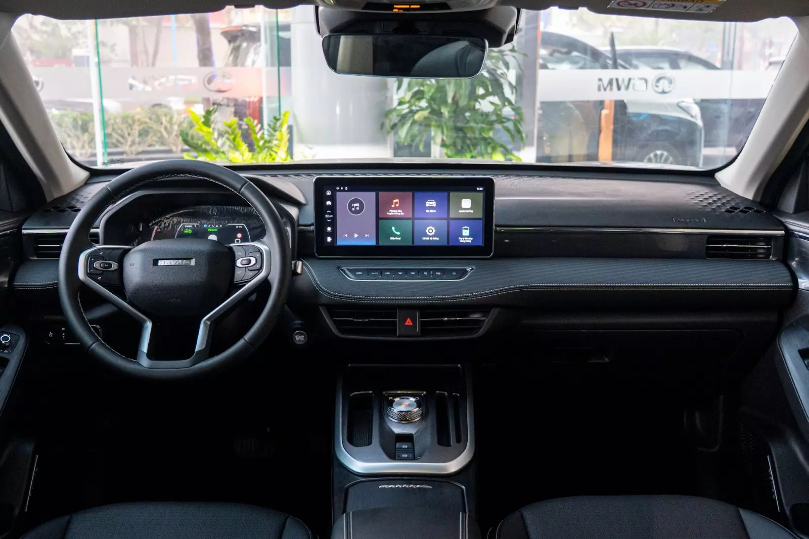 Khoang nội thất Haval Jolion Hybrid được phát triển theo phong cách tối giản nhưng hiện đại.