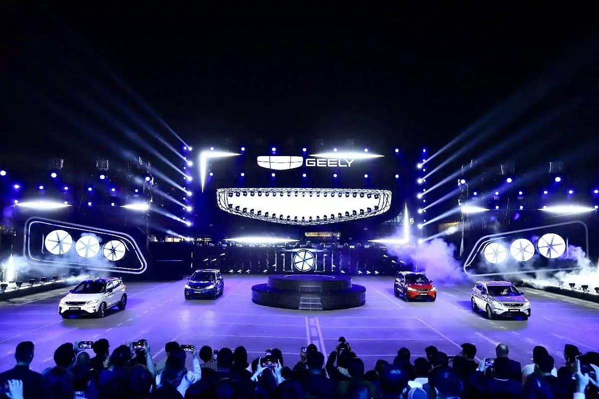 Thương hiệu Geely chính thức ra mắt Việt Nam với đa dạng sản phẩm.