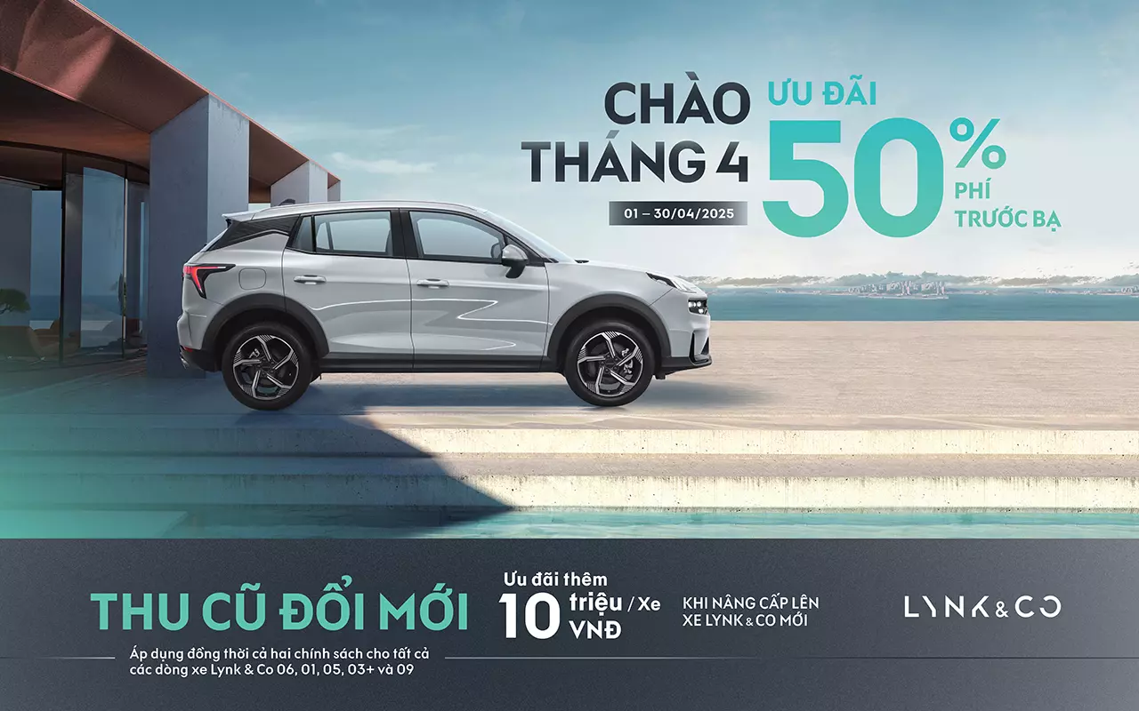 Lynk & Co ưu đãi 50% phí trước bạ, tặng 10 triệu khi "thu cũ đổi mới" 1