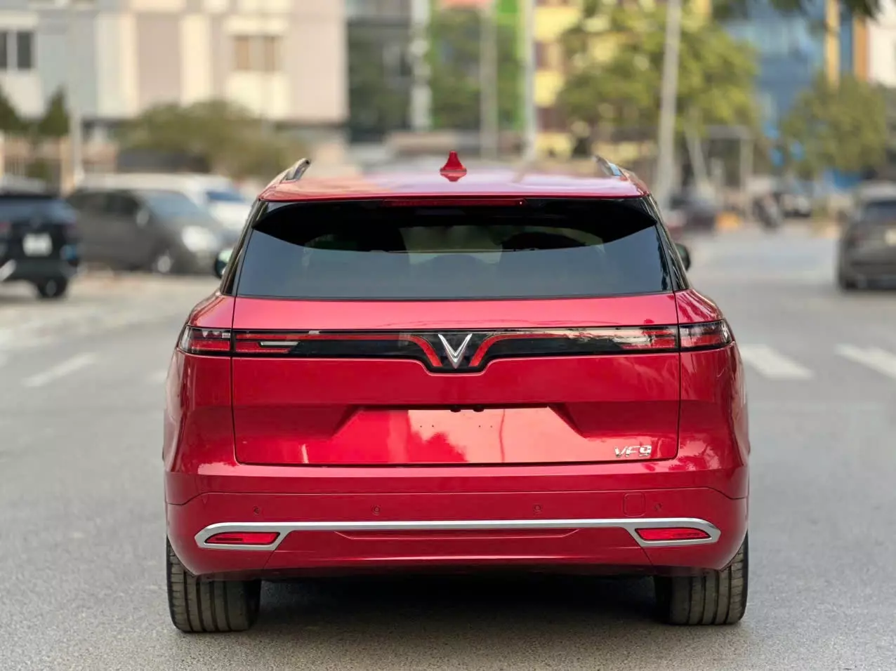 Khu vực đuôi xe VF 9.