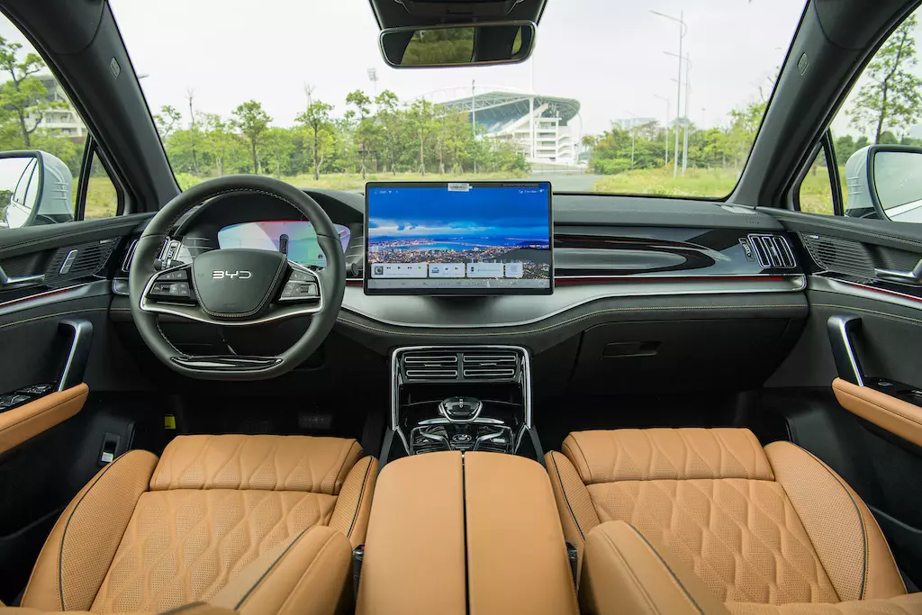 Thông số kỹ thuật xe BYD Sealion 8: Nội thất, tiện nghi.