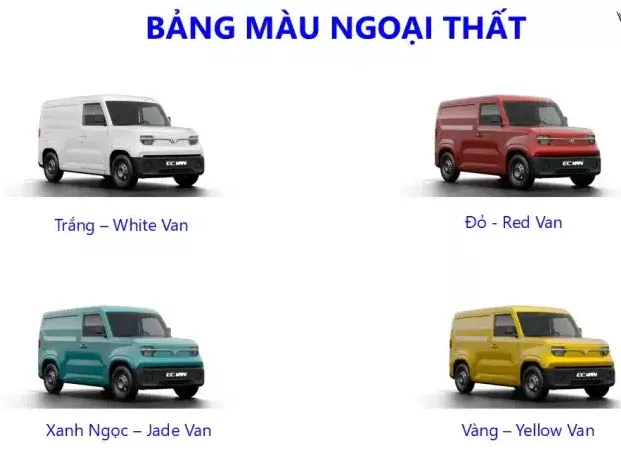 Thông số kỹ thuật xe VinFast EC Van: Xe tải điện giá 285 triệu có gì hấp dẫn? 1
