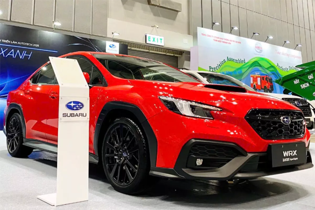 Subaru WRX 2025 sẽ có 2 phiên bản bao gồm MT và CVT. 1