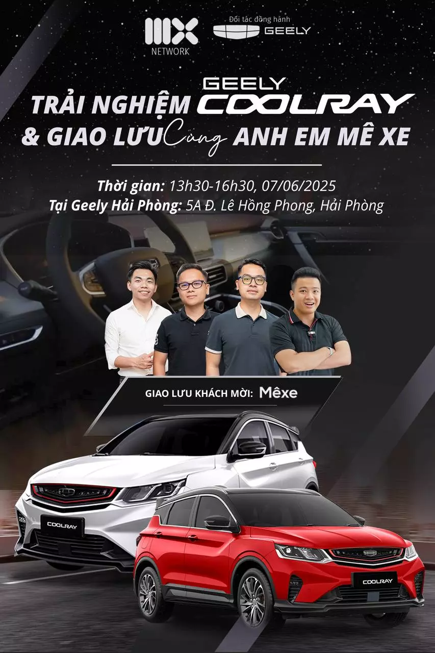 Trải nghiệm Geely Coolray và giao lưu cùng anh em mê xe.
