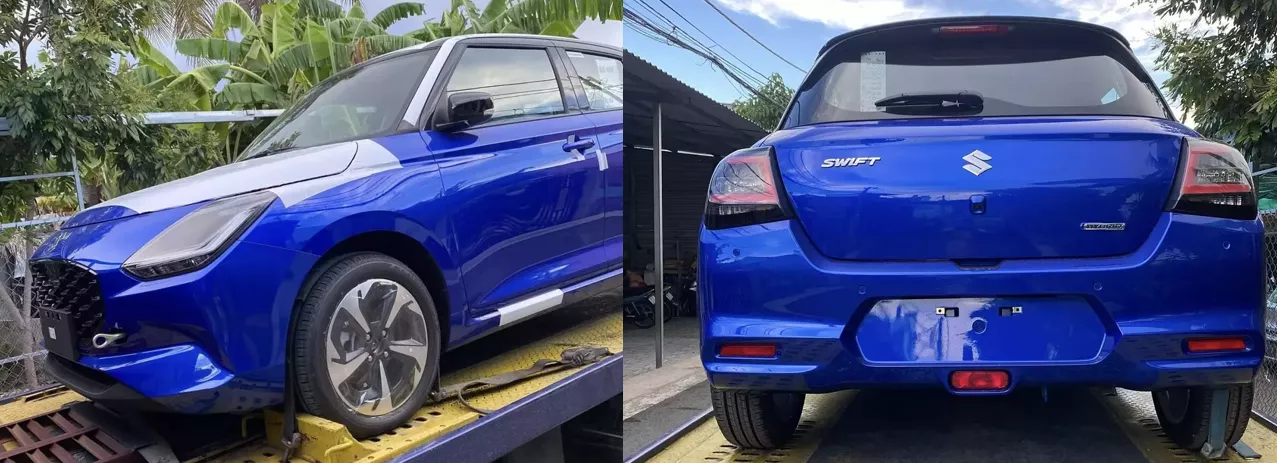 Suzuki Swift 2025 thế hệ mới được bắt gặp tại Việt Nam.