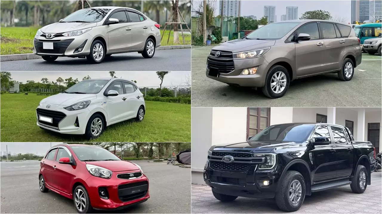 5 mẫu ô tô được chọn mua nhiều nhất trên sàn xe cũ 1
