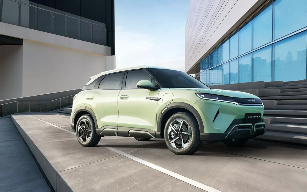 BYD Atto 2 sở hữu ngoại hình mượt mà, tinh tế.