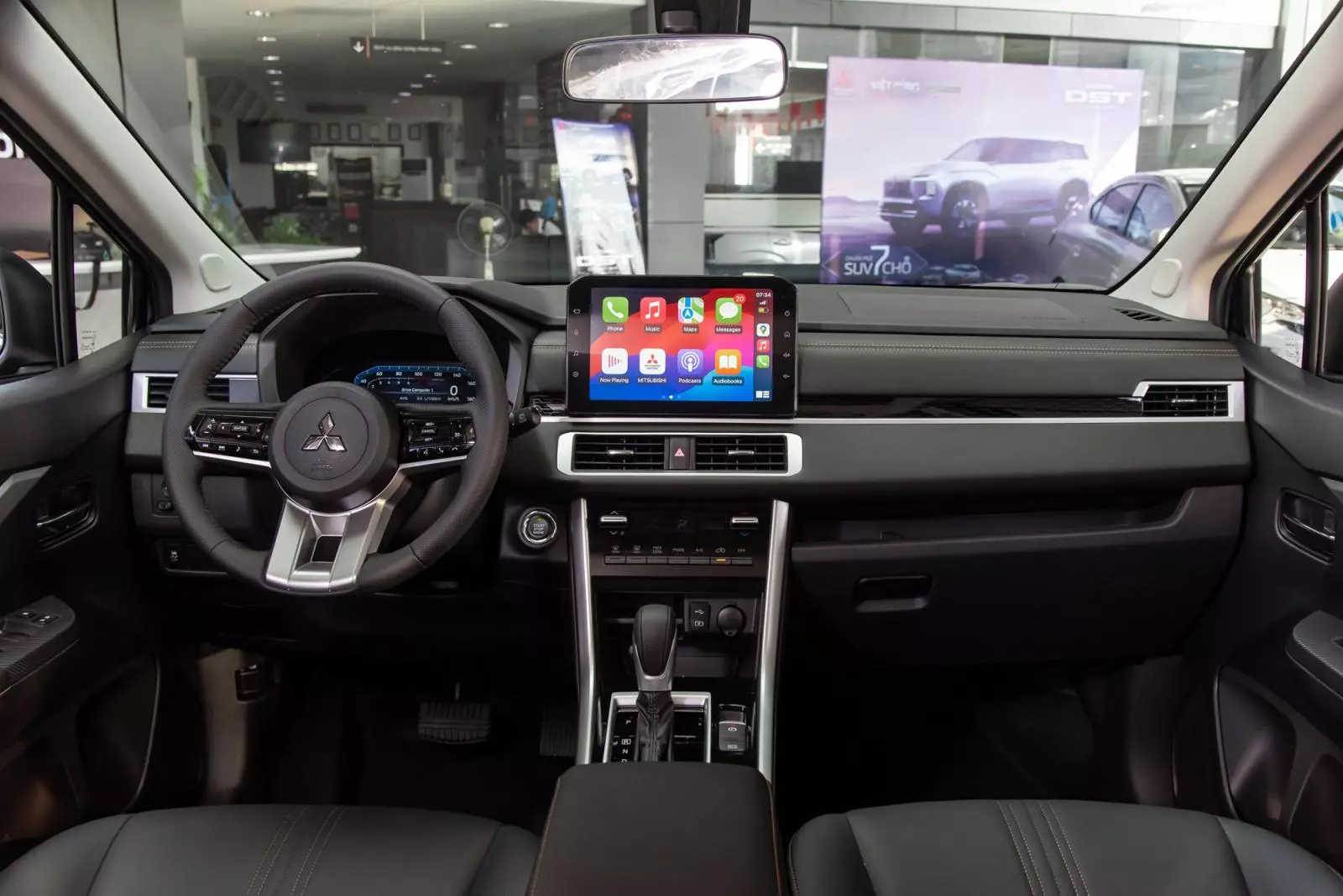 Không gian nội thất xe Mitsubishi Xpander.