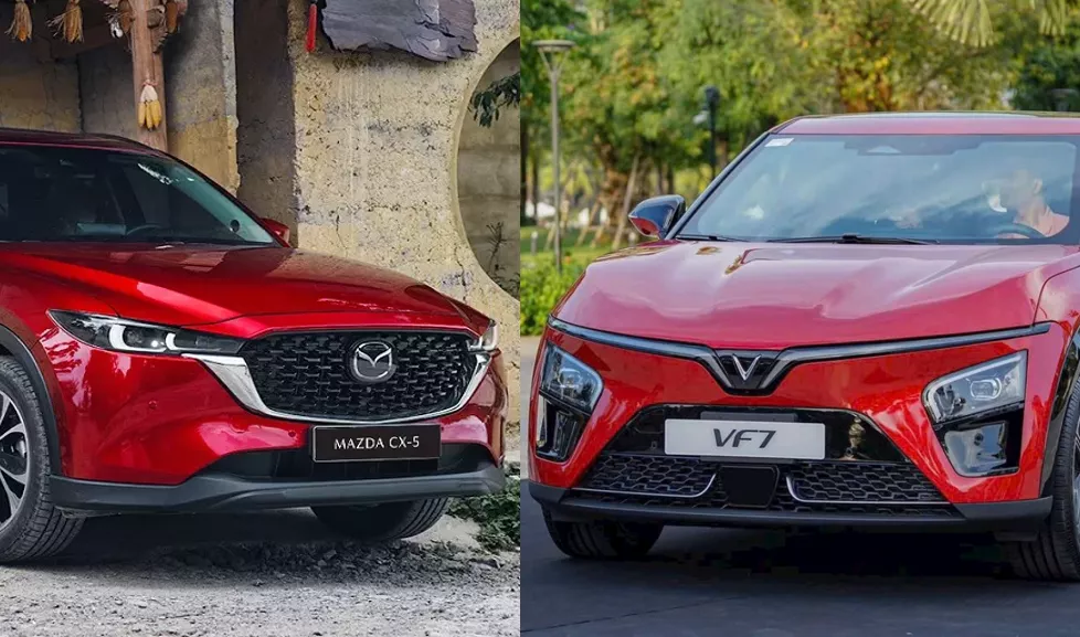 Doanh số Mazda CX-5 giảm mạnh song vẫn về trước VinFast VF 7.