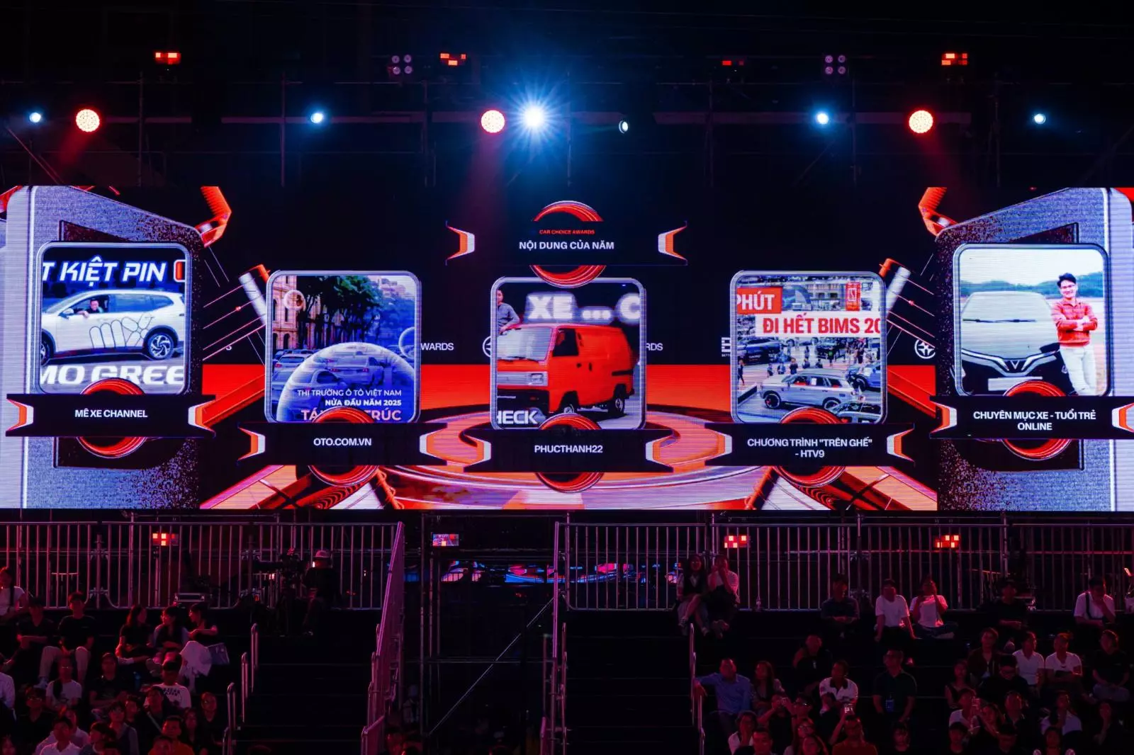 5 sản phẩm truyền thông được vinh danh tại mục Nội dung của năm.