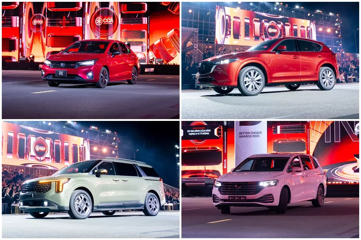 Các giải thưởng Xe Gia đình của năm.