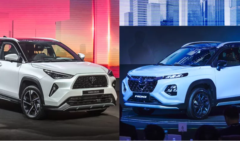 Chọn Toyota Yaris Cross Xăng 2025 hay Suzuki Fronx GLX Plus 2025.