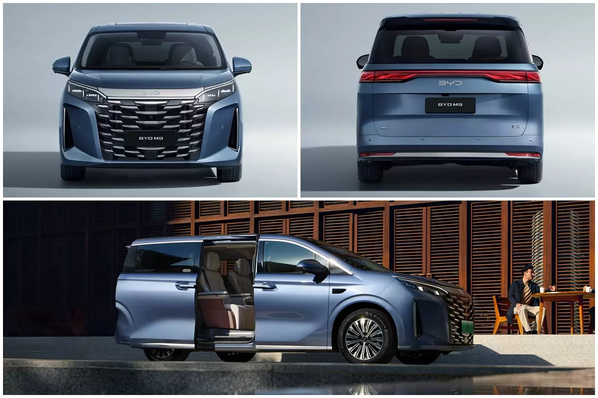 Thiết kế ngoại hình BYD M9.