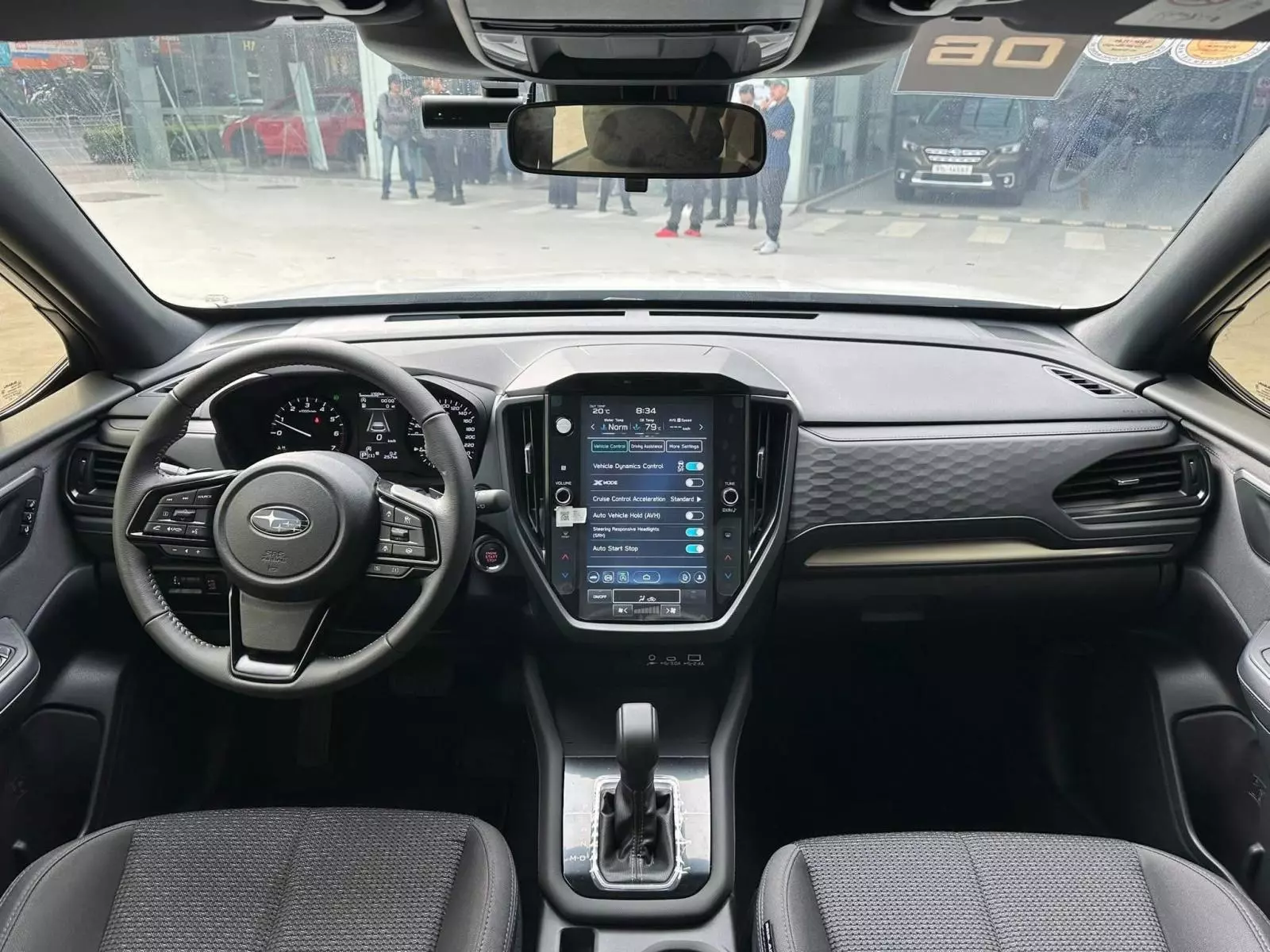 thiết kế nội thất của Forester 2025 được cải tiến đáng kể.