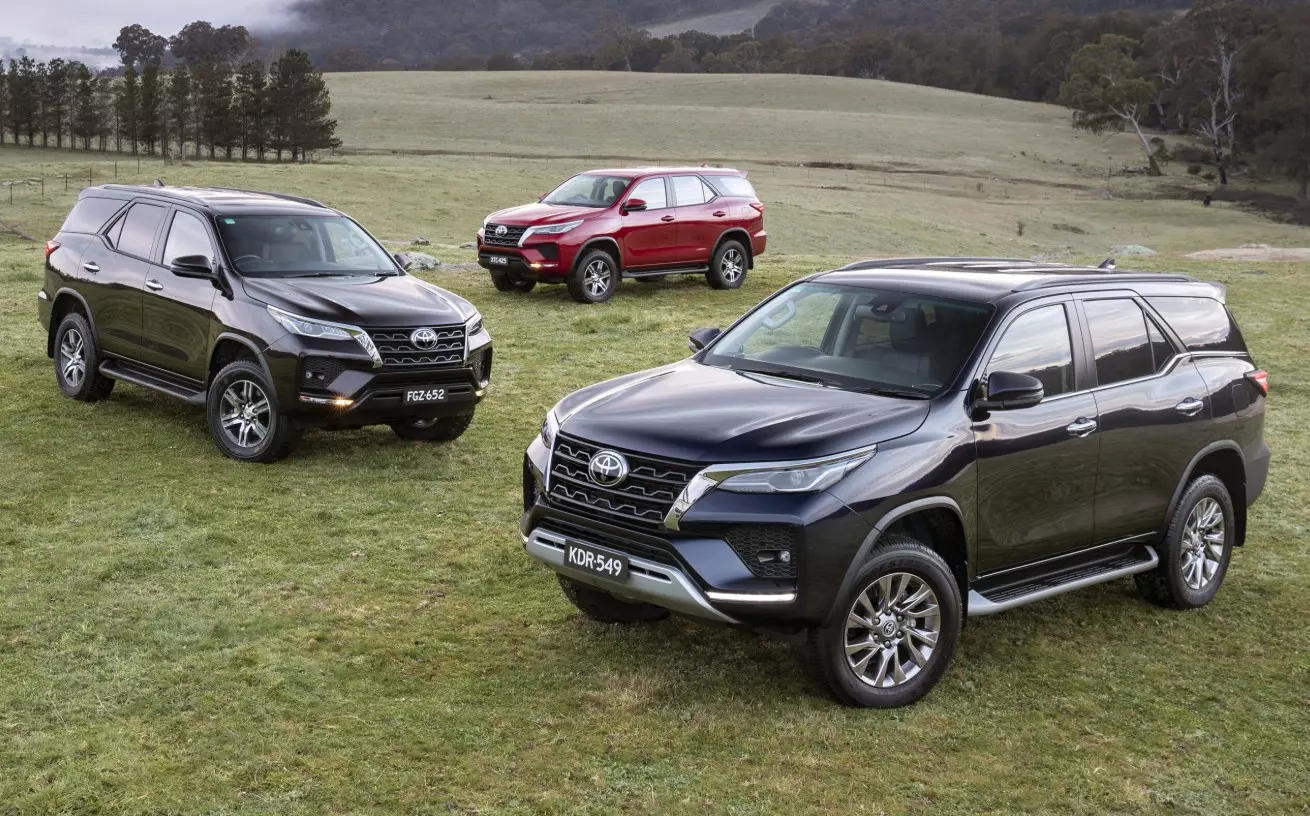 Toyota Fortuner tại Úc.
