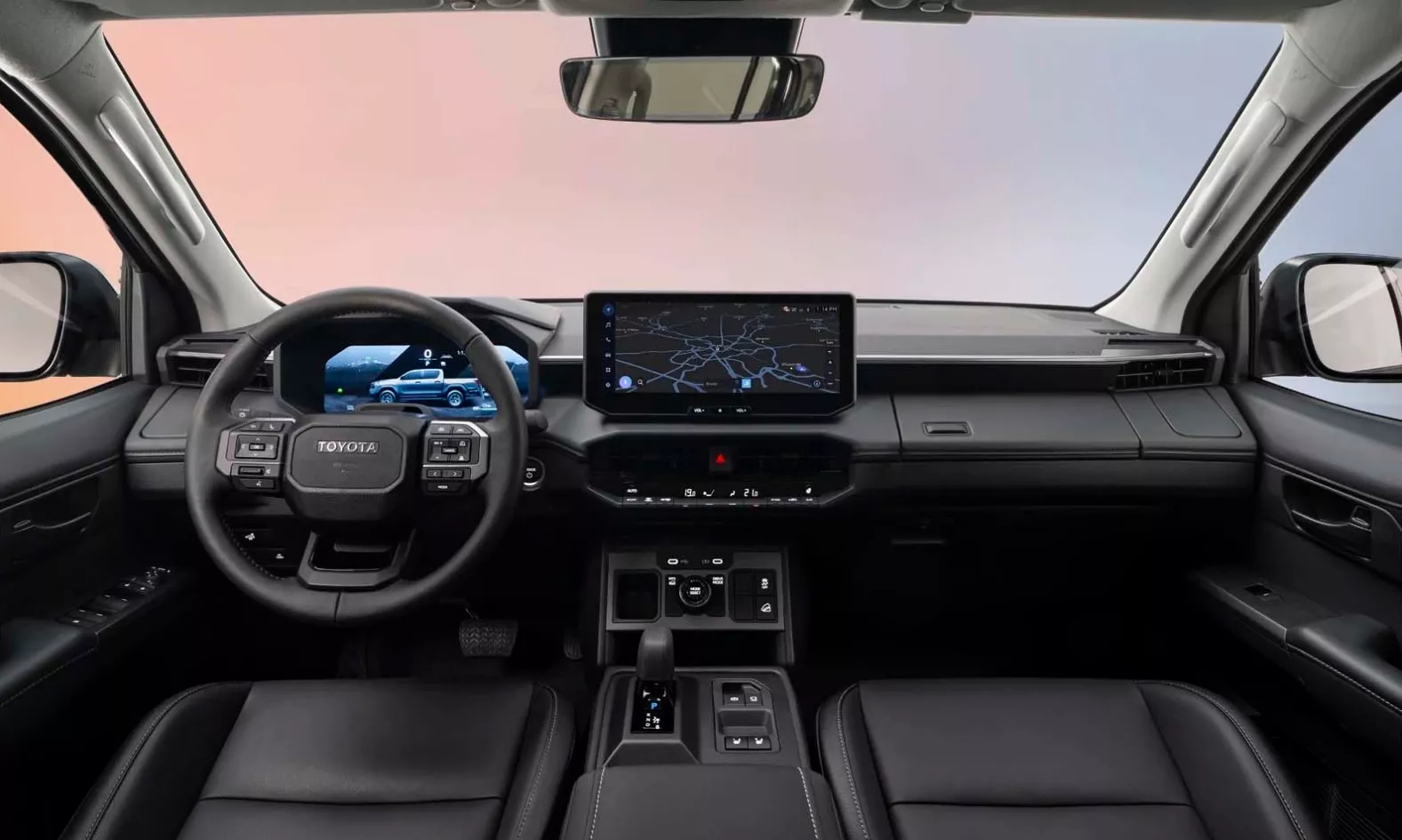 Khoang cabin Toyota Hilux thế hệ mới .