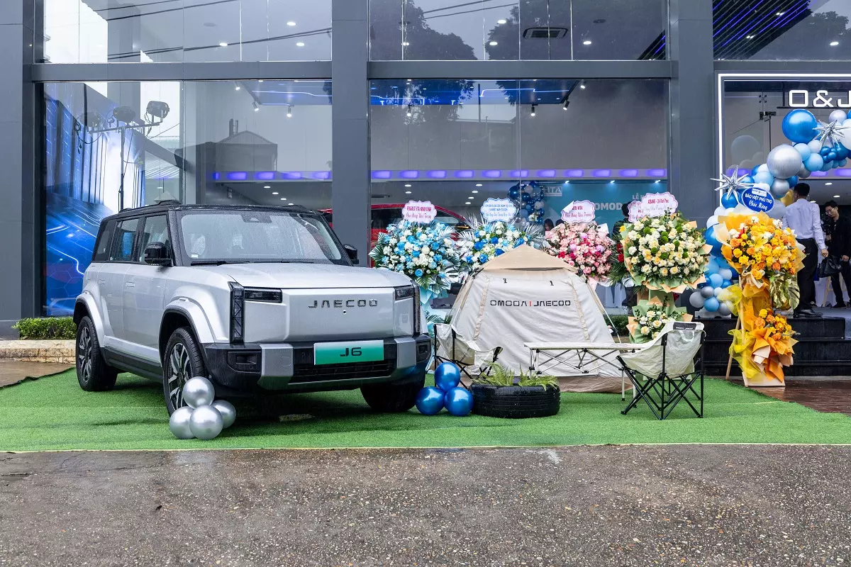 Omoda & Jaecoo Việt Trì được thiết kế theo tiêu chuẩn nhận diện toàn cầu của thương hiệu.